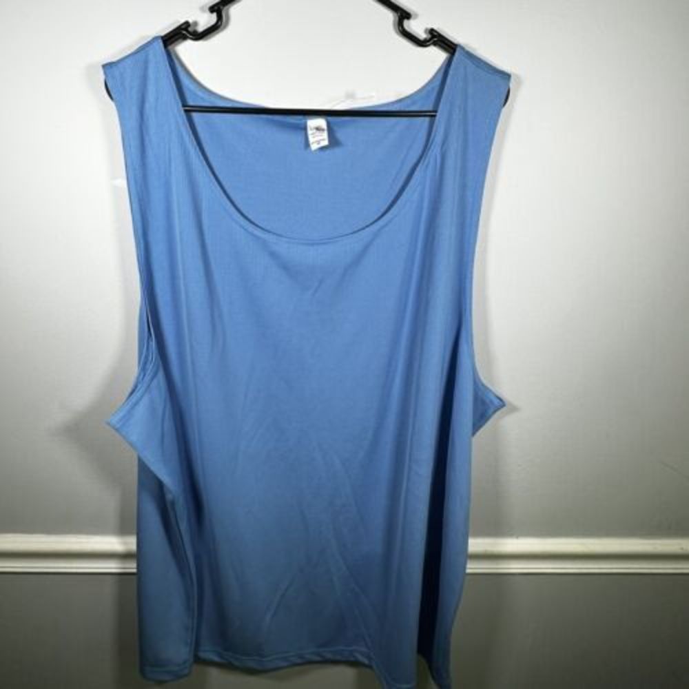 Mens Alo Yoga‎ Triumph Tank Top Sky Blue Size 3XL